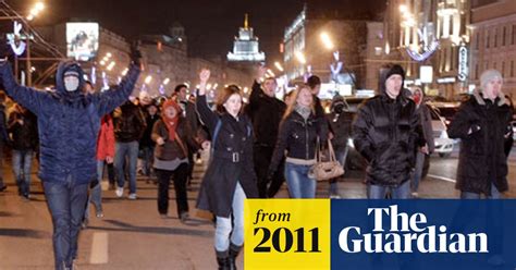 Russia S Anti Putin Protests Grow Russia The Guardian