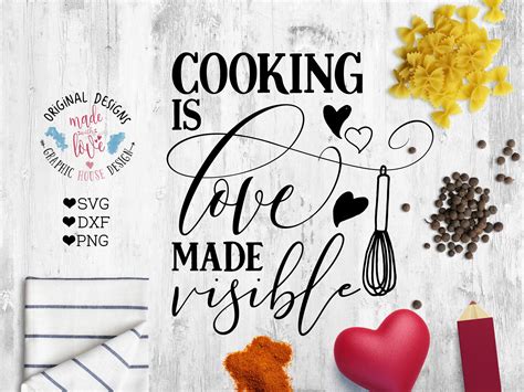 Cooking Is Love Made Visible Food Illustrations ~ Creative Market