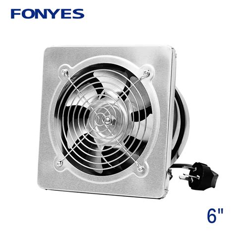 6 Inch Stainless Steel Panel Fan Industrial Ventilator Ventilation Fan