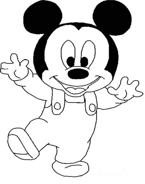 Gambar Sketsa Mickey Mouse Imagesee