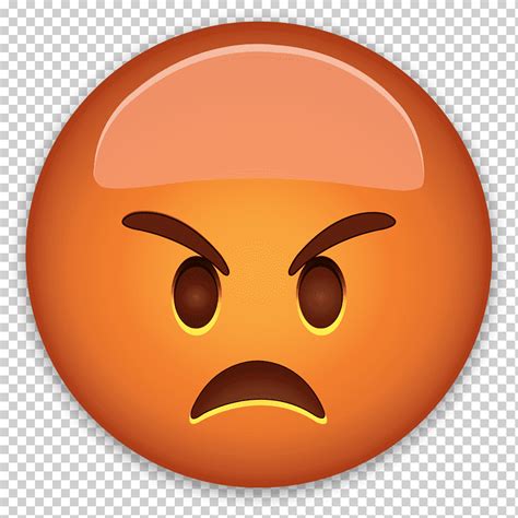 Mad Emoji Emoji Sticker Face Anger Emoticon Whatsapp Emoji Orange My