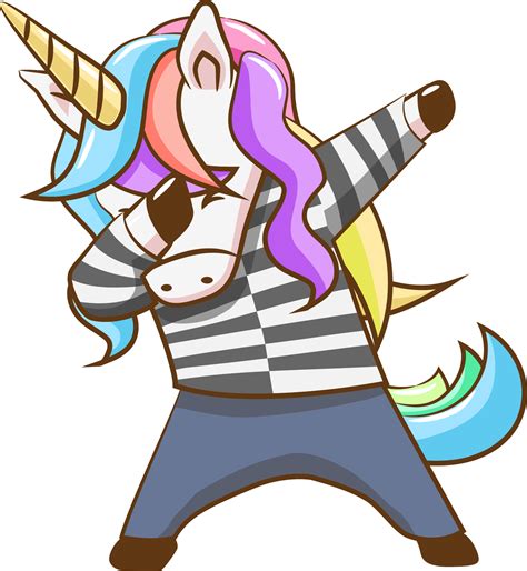 Unicorn Dabbing Png Graphic Clipart Design 19152880 Png