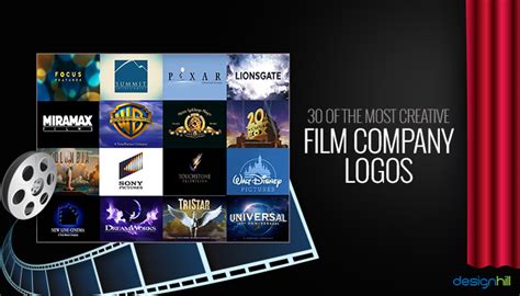 Some logos altered to remove text that would give away the answer. 30 Of The Most Creative Film Company Logos