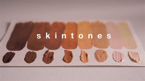 How To Mix Skin Tones With Gouache Painting Process Youtube
