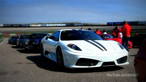 White Ferrari 430 Scuderia Sound 1080p Hd Youtube