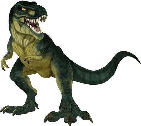 An Image Of A Dinosaur With Sharp Teeth
