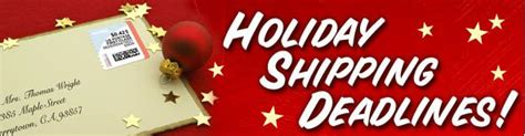 Usps Holiday Online Shipping Deadlines Blog