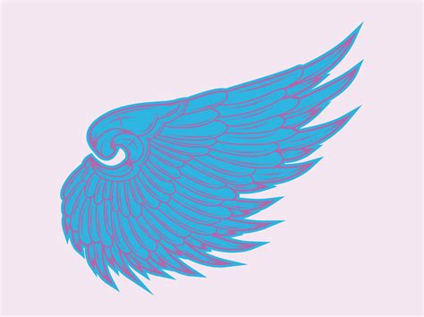Download in under 30 seconds. Angel Wing Vector Art & Graphics | freevector.com