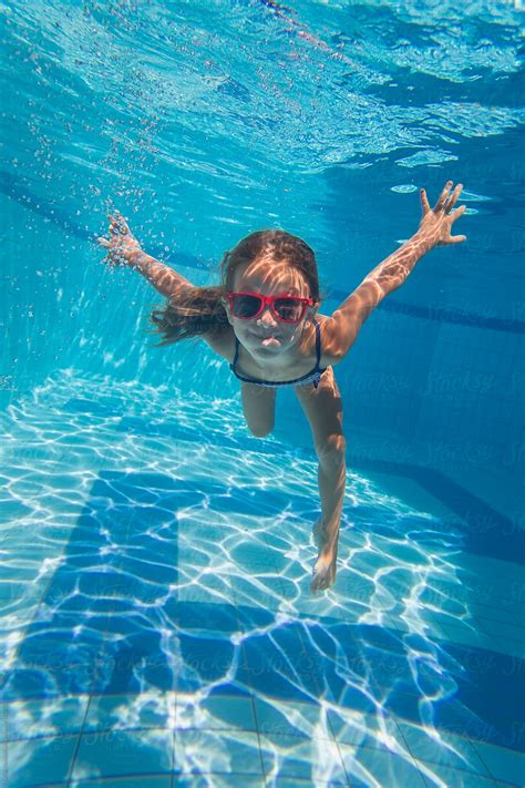 Girl Underwater By Dejan Ristovski