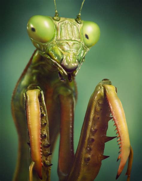 Praying Mantis Macro By Victormf Praying Mantis Insects Weird Animals
