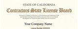 Getting Your Contractors License In California Pictures