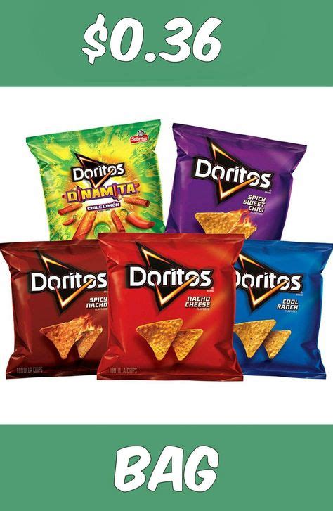 Doritos Chips 40-Count Variety Pack Only $0.36/Bag Shipped! | Chips, Doritos, Variety pack