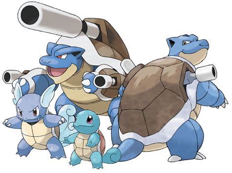 Pokemon Review Squirtle Evolutionary Line By Sailormajoramoon On