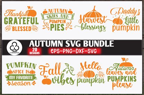 Autumn Svg Bundle Graphic By Cutesycrafts360 · Creative Fabrica