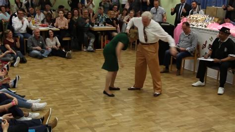Elderly Couple Wows Crowd With Impressive Swing Dancing