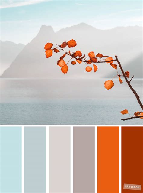 Find a great color palette from color hunt's curated collections. Burnt orange light blue and grey color palette ,colors of ...