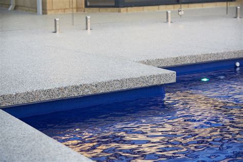 Pool Surrounds Liquid Limestone And Polished Concrete Terrastone