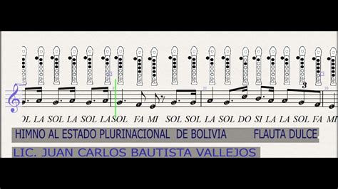 HIMNO NACIONAL DE BOLIVIA FLAUTA DULCE Acordes Chordify