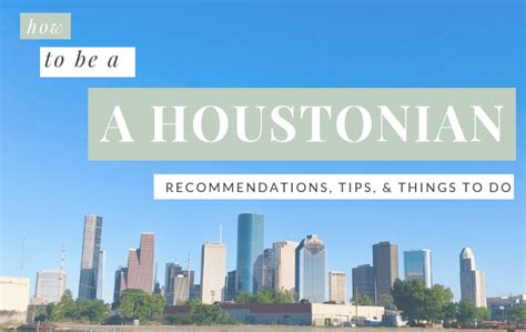 How To Be A Houstonian Its Not Hou Its Me
