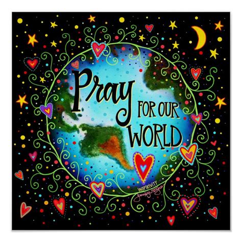 Pray For Our World Poster In 2021 Pray For Us Pray For Peace Pray