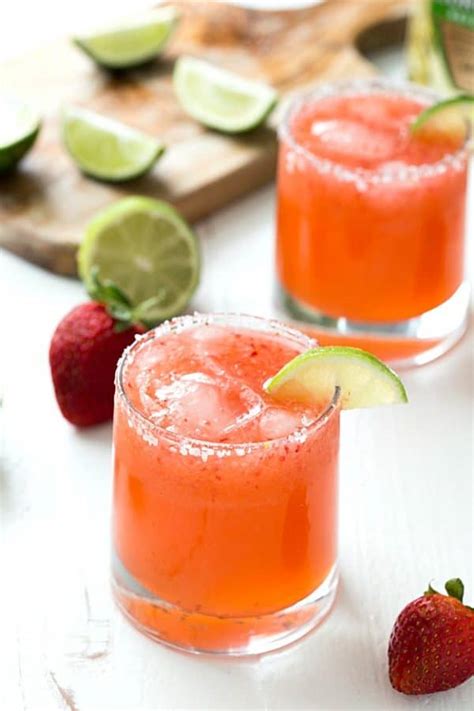 Strawberry Limeade Margaritas Gal On A Mission