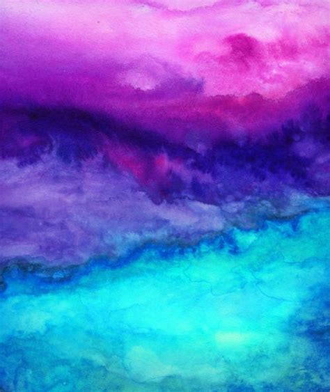 Blue And Purple Watercolor At Getdrawings Free Download