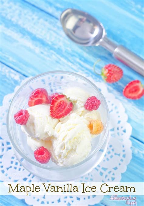 Add the confectioners sugar/icing sugar and stir it through. How To Make Raw Milk Ice Cream-Maple Vanilla Flavor | Raw milk recipes, Summer dessert recipes ...