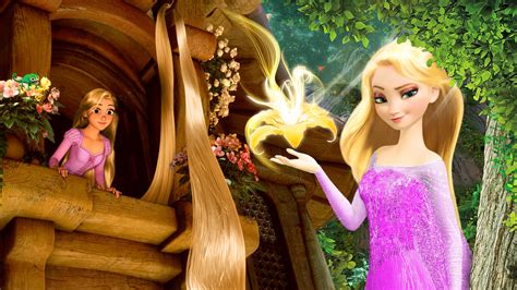 Rapunzelsa By Cographic Tangled Rapunzel Long Hair Flower From