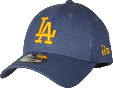 New Era 940 League Essential Baseball Cap Slate Blue With The Gold