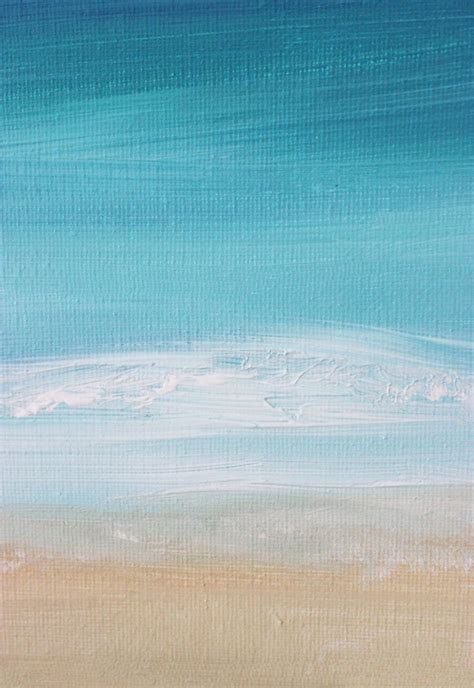 Diy Painting 15 Minute Ocean Scene Darice Abstract Ocean Painting