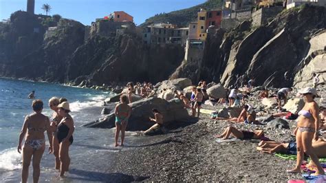 Vernazza Beach At Cinque Terre Italy Youtube