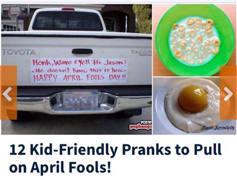 😜 12 Kid Friendly Pranks To Pull On April Fools Day😜 Pranks To Pull