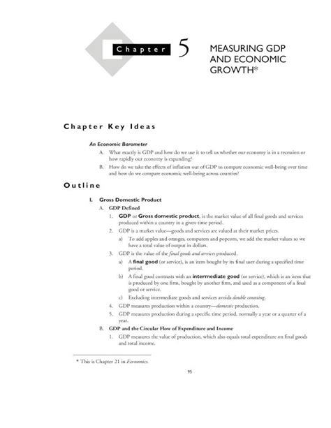 Pdf Chapter Measuring Gdp And Economic Growth Measuring Gdp And