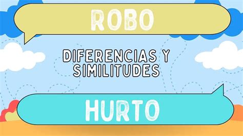 Diferencias Entre Robo Y Hurto