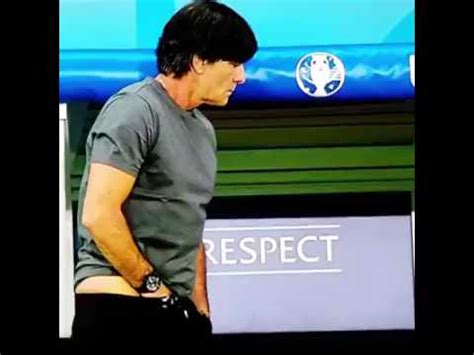 Joachim low shows you what not to do in public. Jogi Löw Eierkratzer // EM 2016 Eierkratzer - YouTube
