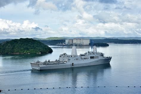 Us Naval Ship “uss Somerset” Arrives In Trincomalee Caption Story