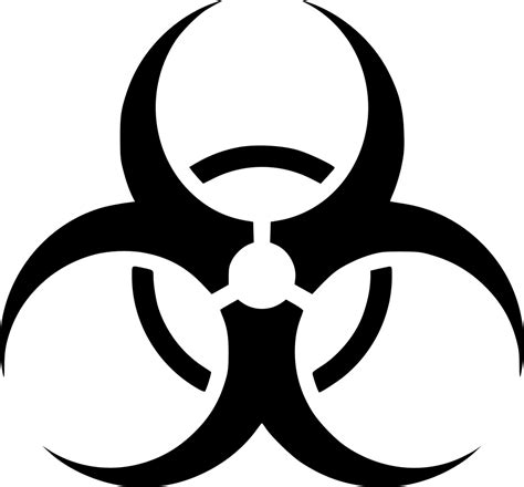 Biological Hazard Clip Art Biohazard Symbol Png Download 980910