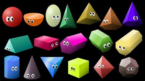What Shape Is It 2 3d Shapes Learn Geometric Shapes The Kids