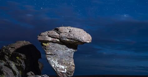 Photograph Balanced Rock At Night 42543693 114949438