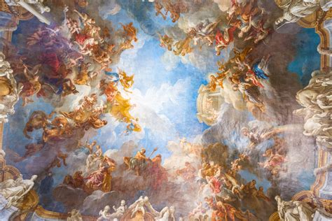 Ceiling painting/yes painting is a 1966 conceptual artwork by the japanese artist yoko ono. Ceiling painting of Palace Versailles - Custom Wallpaper