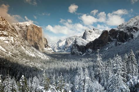 Yosemite National Park In Winterfall How To Access The Park