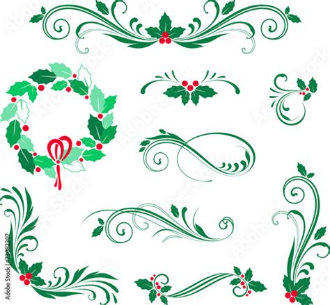 Christmas Scrolls Stock Image And Royalty Free Vector Files On