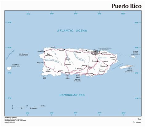 Detailed Political Map Of Puerto Rico Puerto Rico Detailed Political