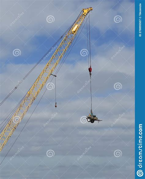 Mobile Crane Stock Image Image Of Compact Chassis 270895507