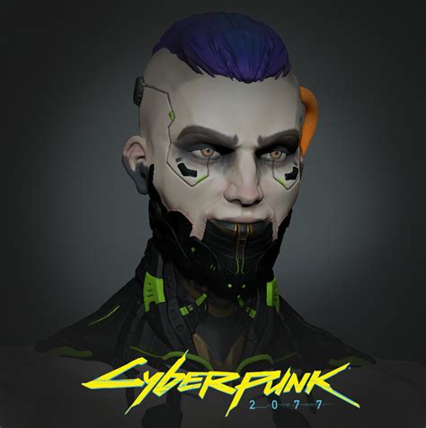 Artstation Cyberpunk 2077 Character Wip