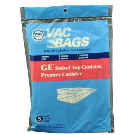 Ge Swivel Top Canister Vacuum Cleaner Bags Dvc Replacement Brand