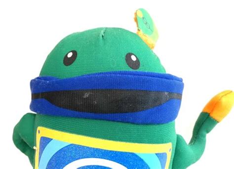 Nickelodeon Bot 8 Plush Team Umizoomi Rare With Blue Belly Screen 0068