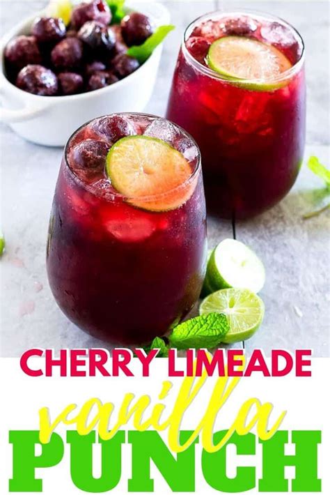 This cherry limeade vodka cocktail is a delicious boozy version of that delicious fast food treat we all love! Cherry Limeade Punch filled with tart cherry juice, sweet ...