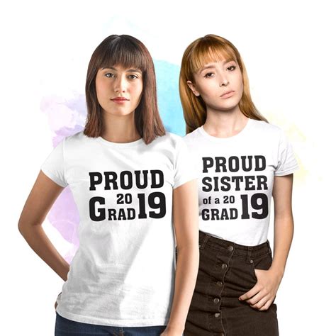 sister graduation shirt proud sister shirt matching etsy graduation shirts sister