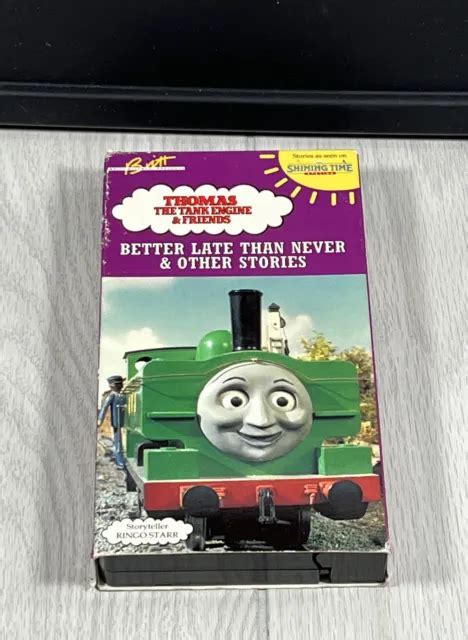 Thomas The Tank Engine Friends Vhs Better Late Than Never Vtg